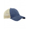 MOD. B672:Vintage Denim, 100% cotton, mesh, Stone, One Size